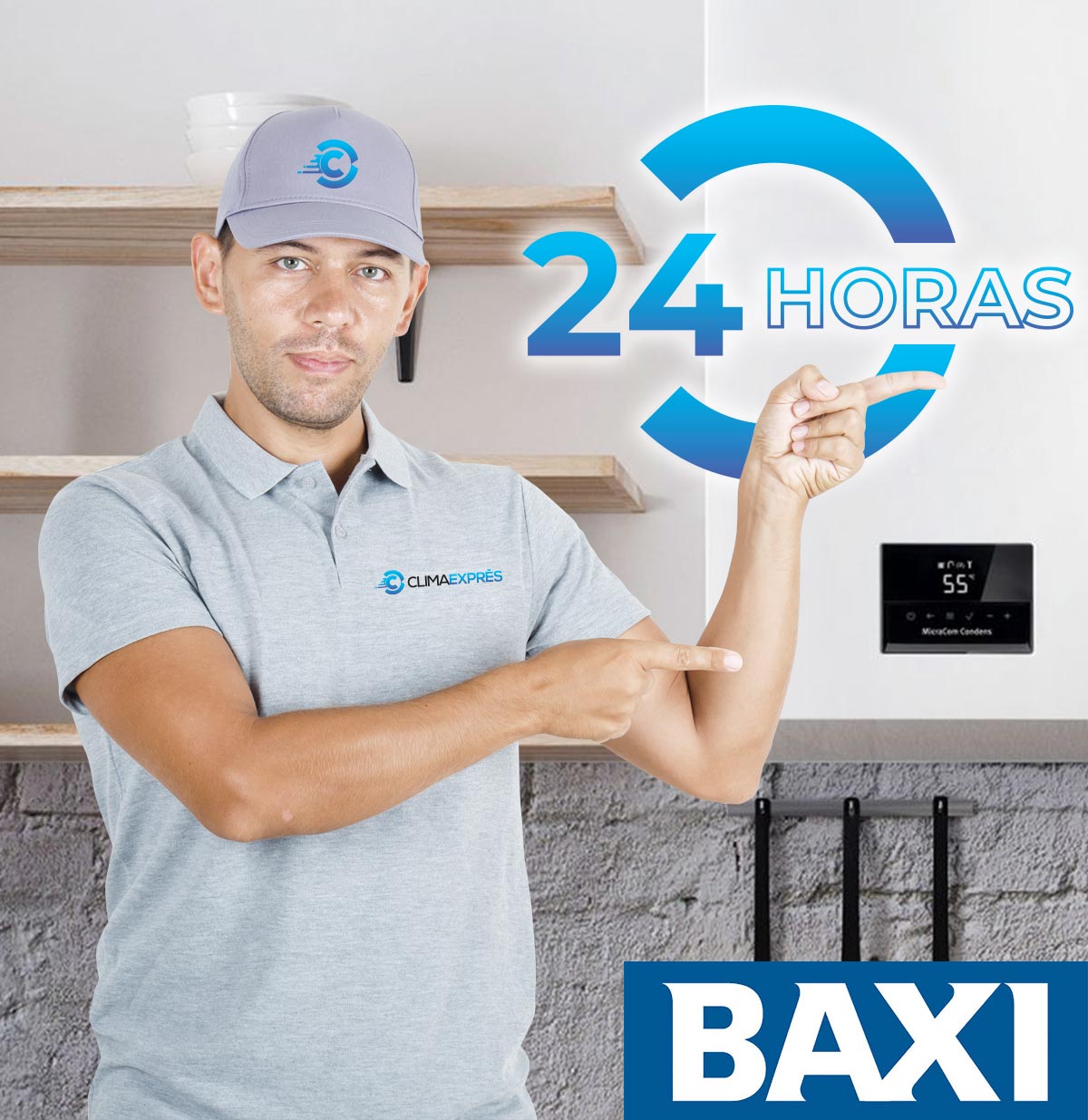 Reparación Urgente Calderas Baxi en Madrid